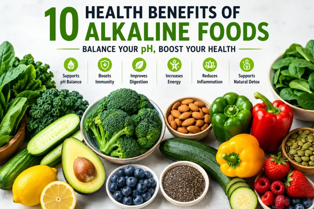 Health benefits of alkaline foods